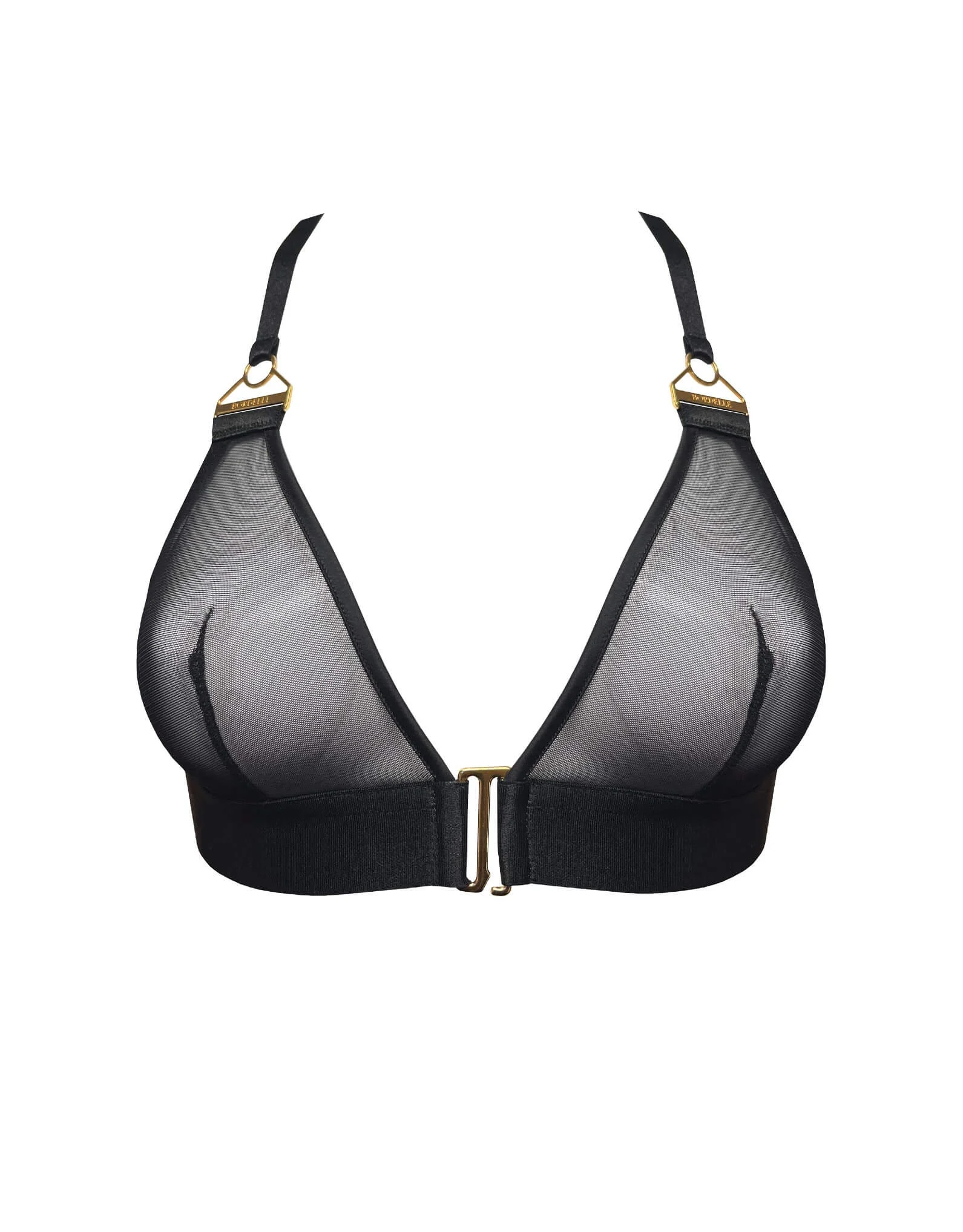 Retta Soft Triangle Bra Black