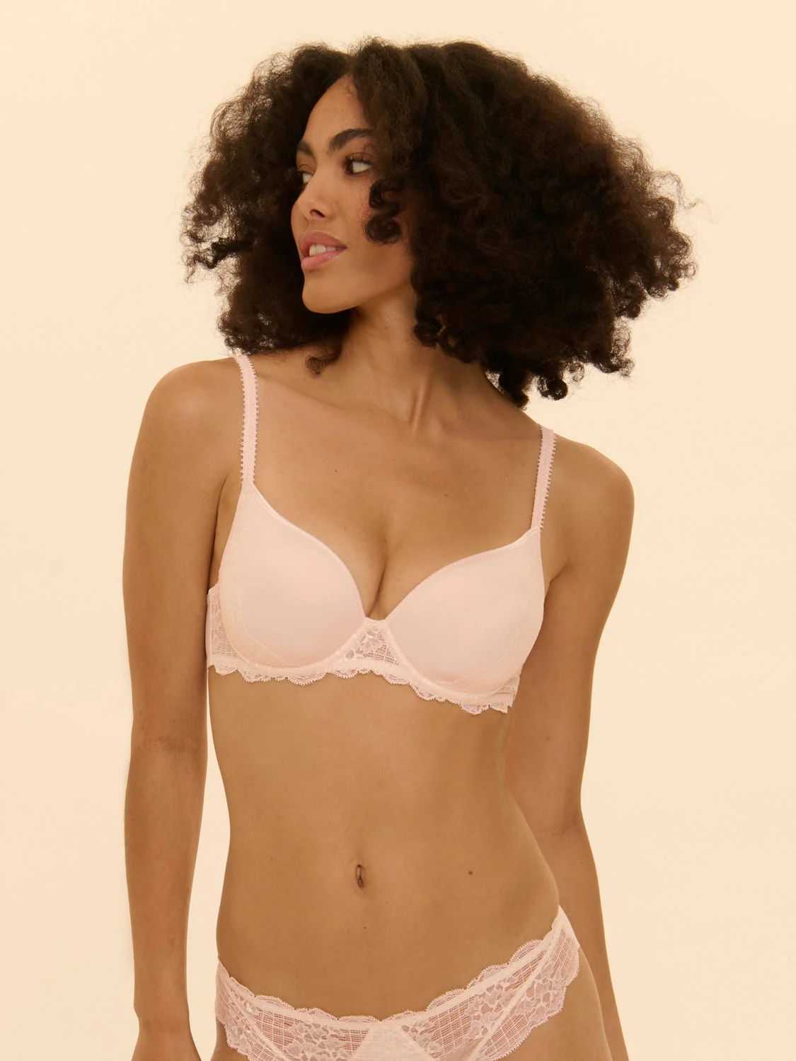Reve 3D Plunge Contour Bra - Sakura PinkRegular price