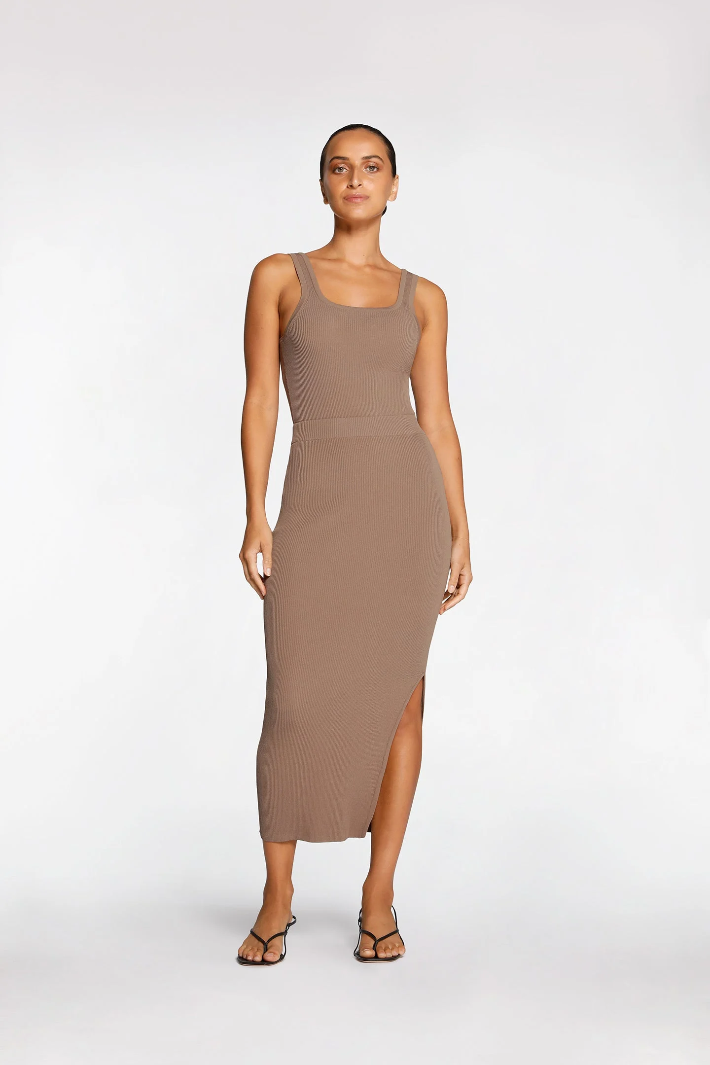 RIB KNIT CONVERTIBLE SINGLET