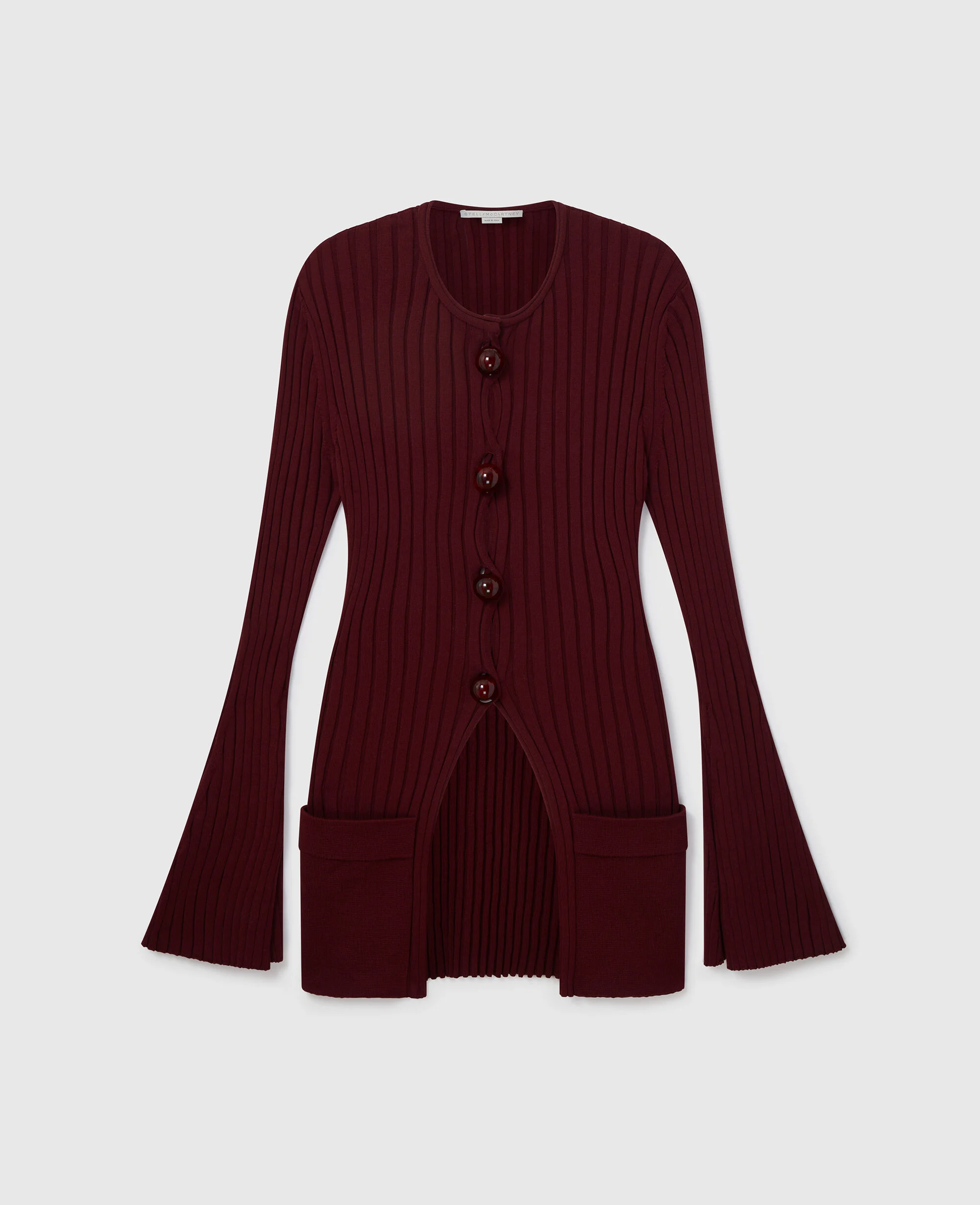 Ribbed Long Sleeved Cardigan