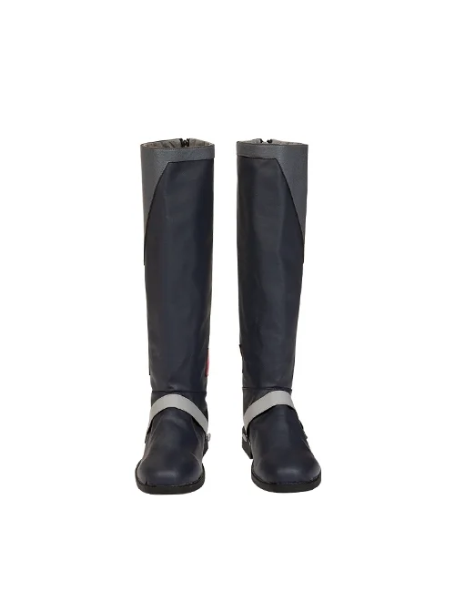 Rick And Morty Rick Comedy Halloween Cosplay Accessories Gray Blue Boots