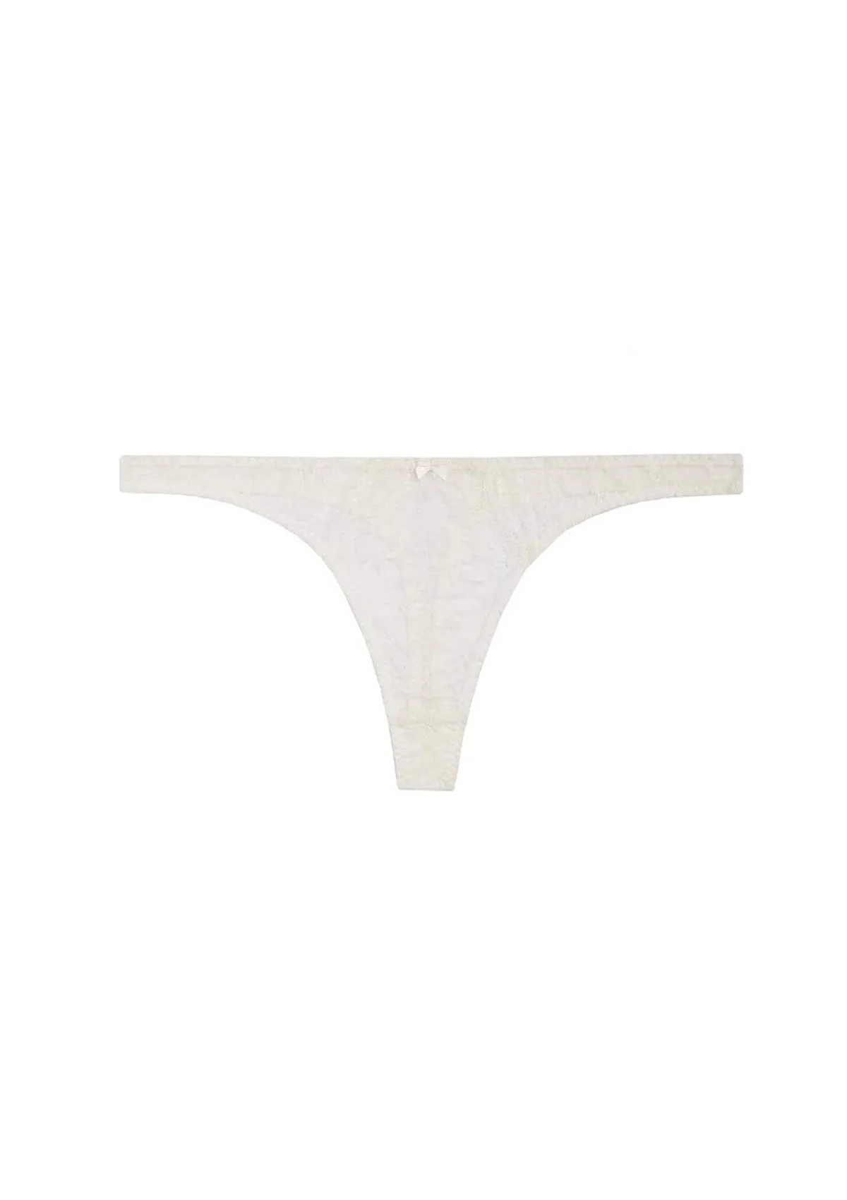 Rita Sheer Leavers Lace Thong