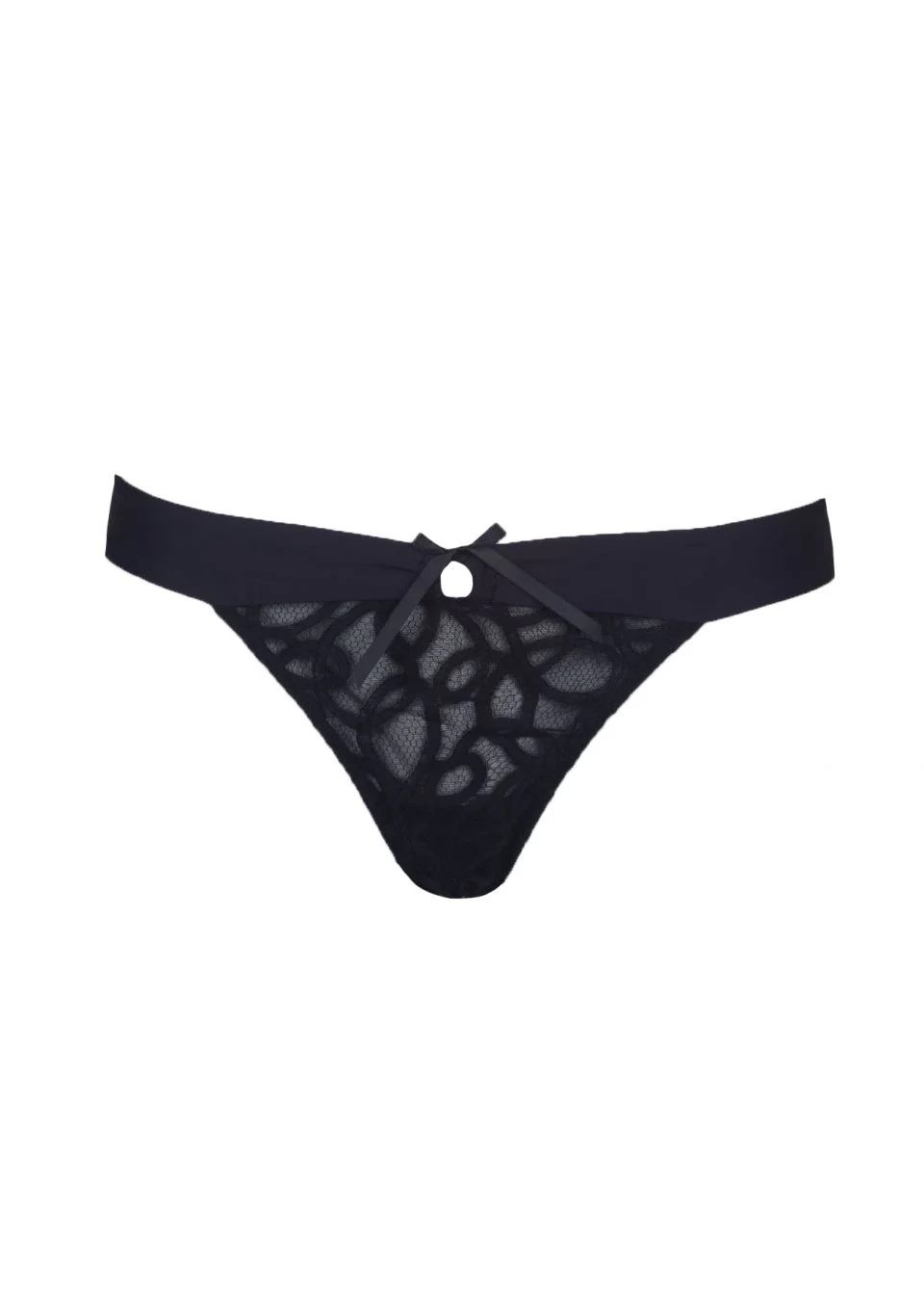 Rive Gauche Black Thong