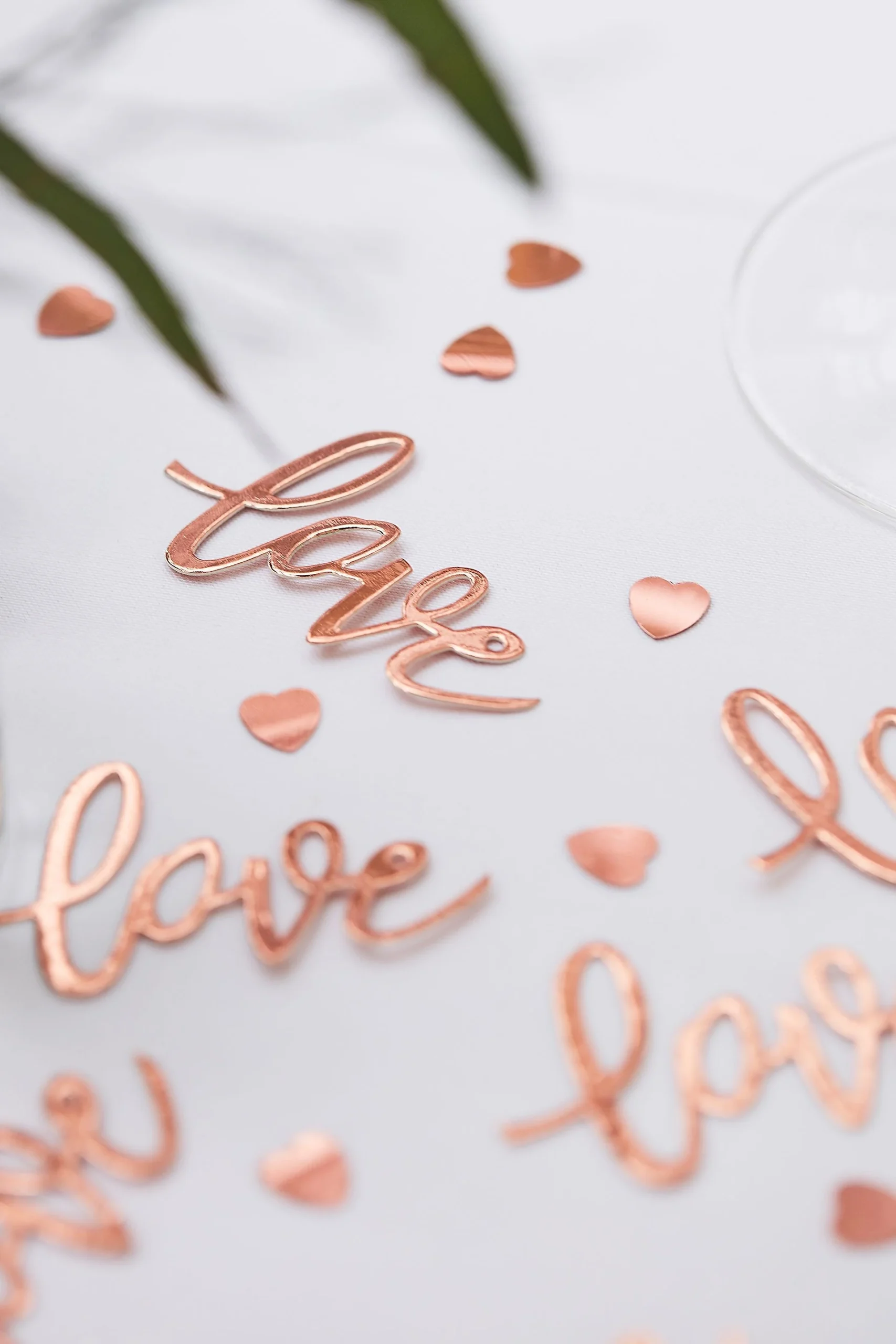 Rose Gold Love Confetti