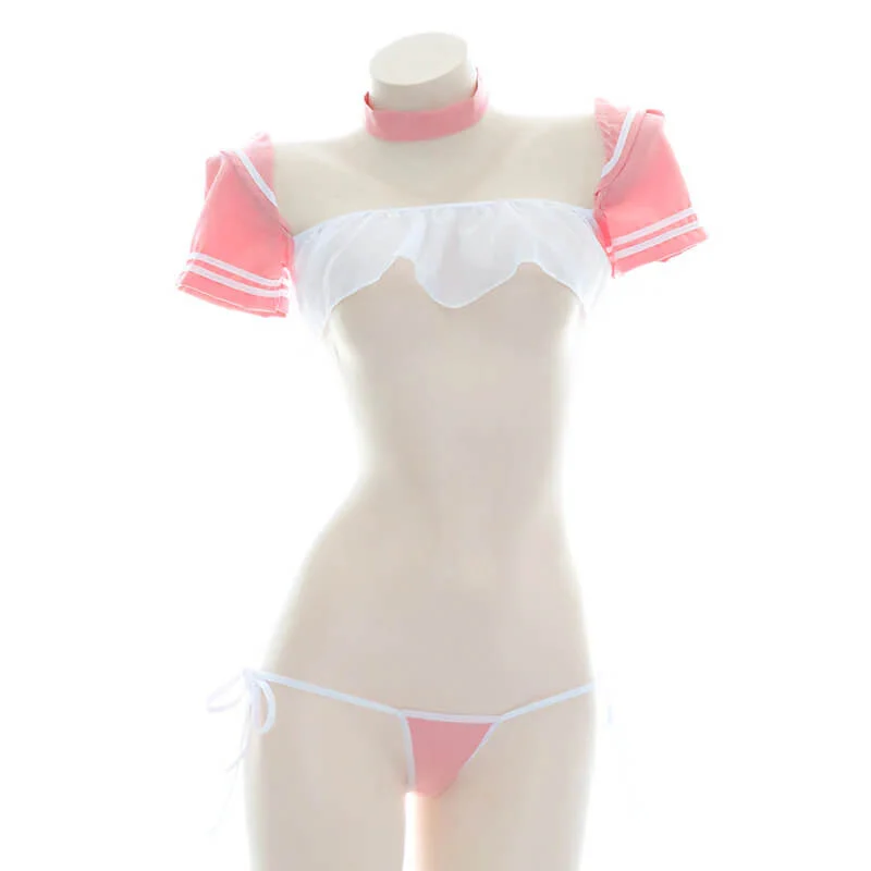 Ruffle Japanse Sexy School Girl Cosplay