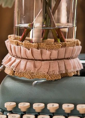 Ruffled Jute Ribbon Trim