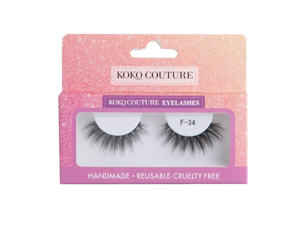 Saffron Faux Mink False Eyelashes - Starlight