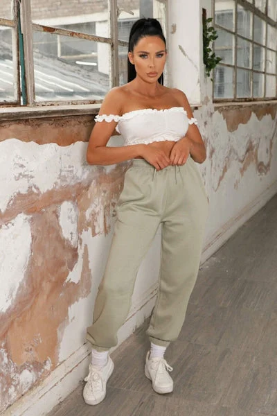 Sage Cuffed Joggers - Lizzie