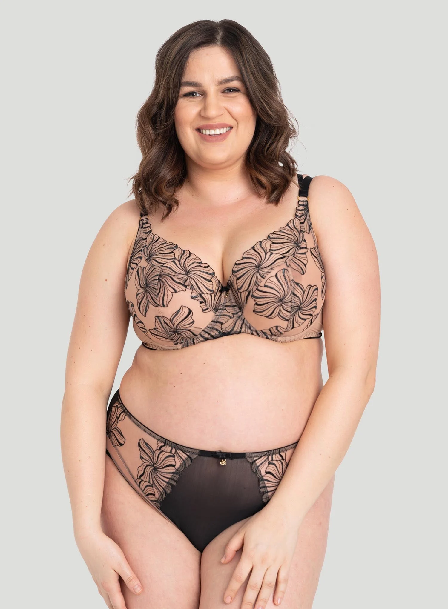 Samanta Lingerie: Roma Midi Brief Tattoo