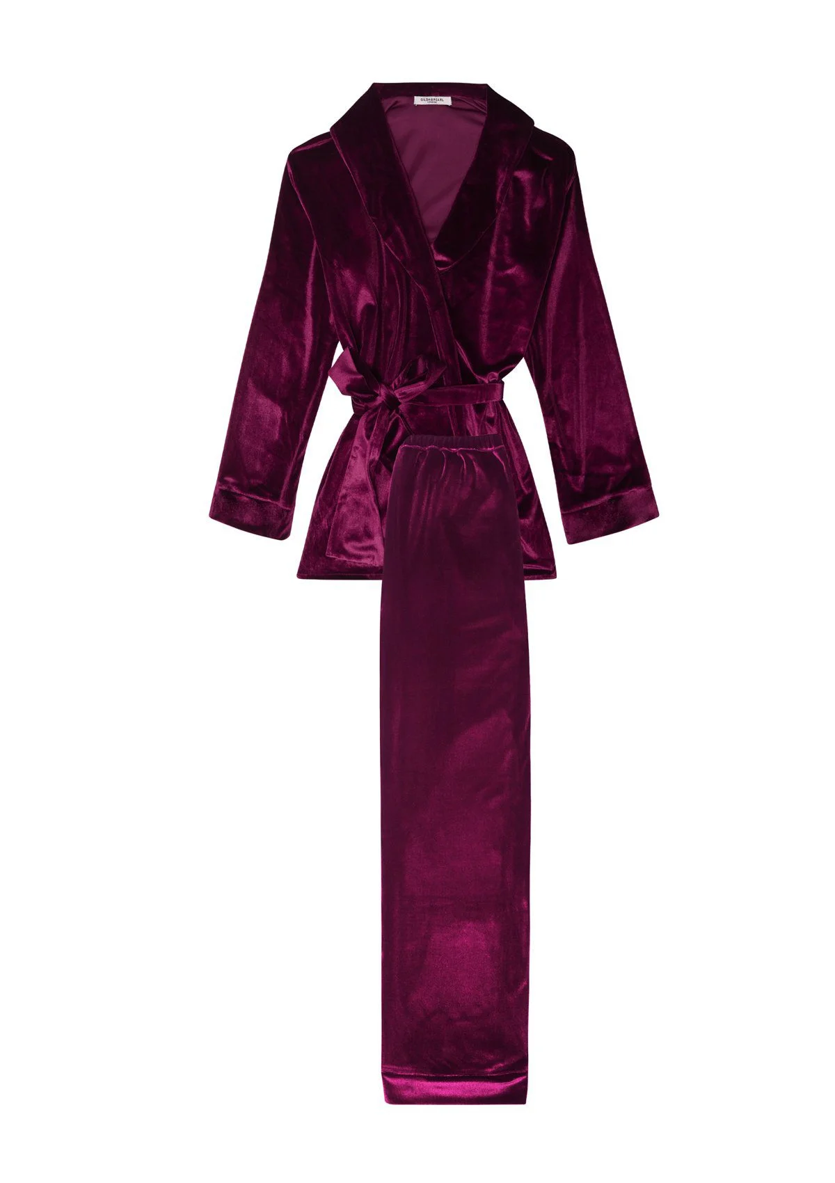 Saratoga Damson Velvet Pyjama