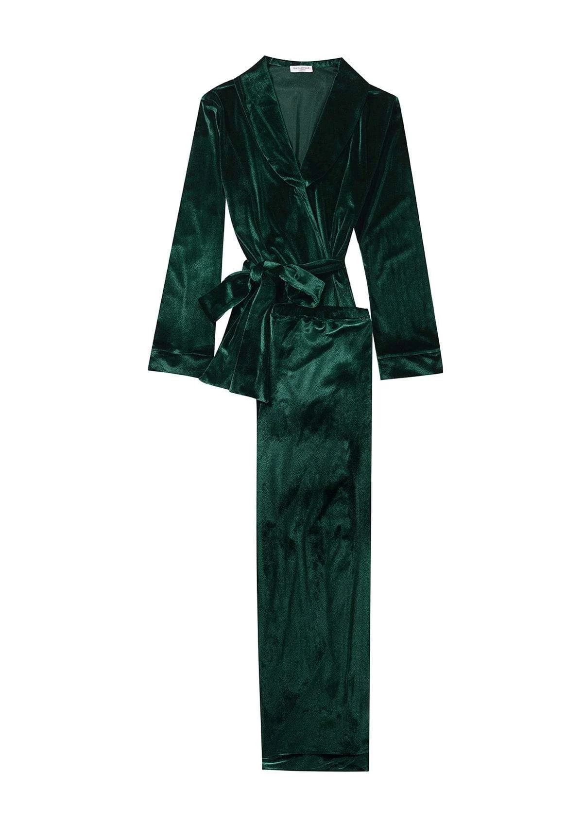 Saratoga Emerald Velvet Pyjama