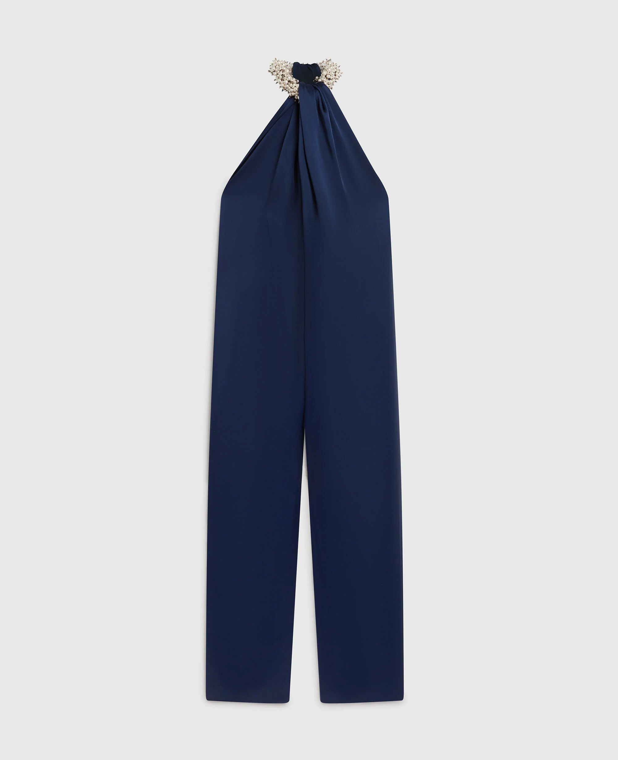 Satin Halterneck Jumpsuit