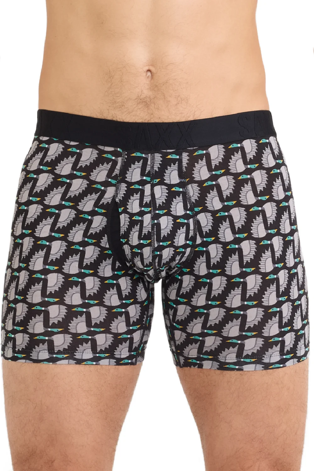 SAXX DropTemp Cooling Cotton Boxer SXBB86F-FPB (Flight Pattern-Black)