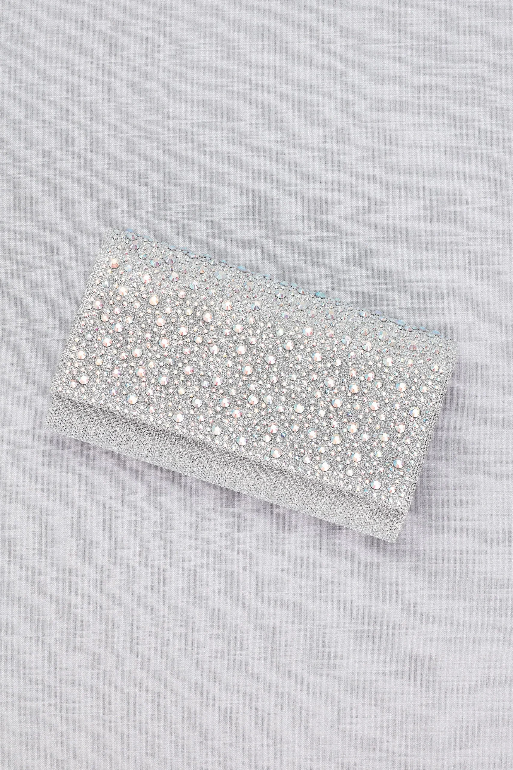Scattered Crystals Flap Clutch
