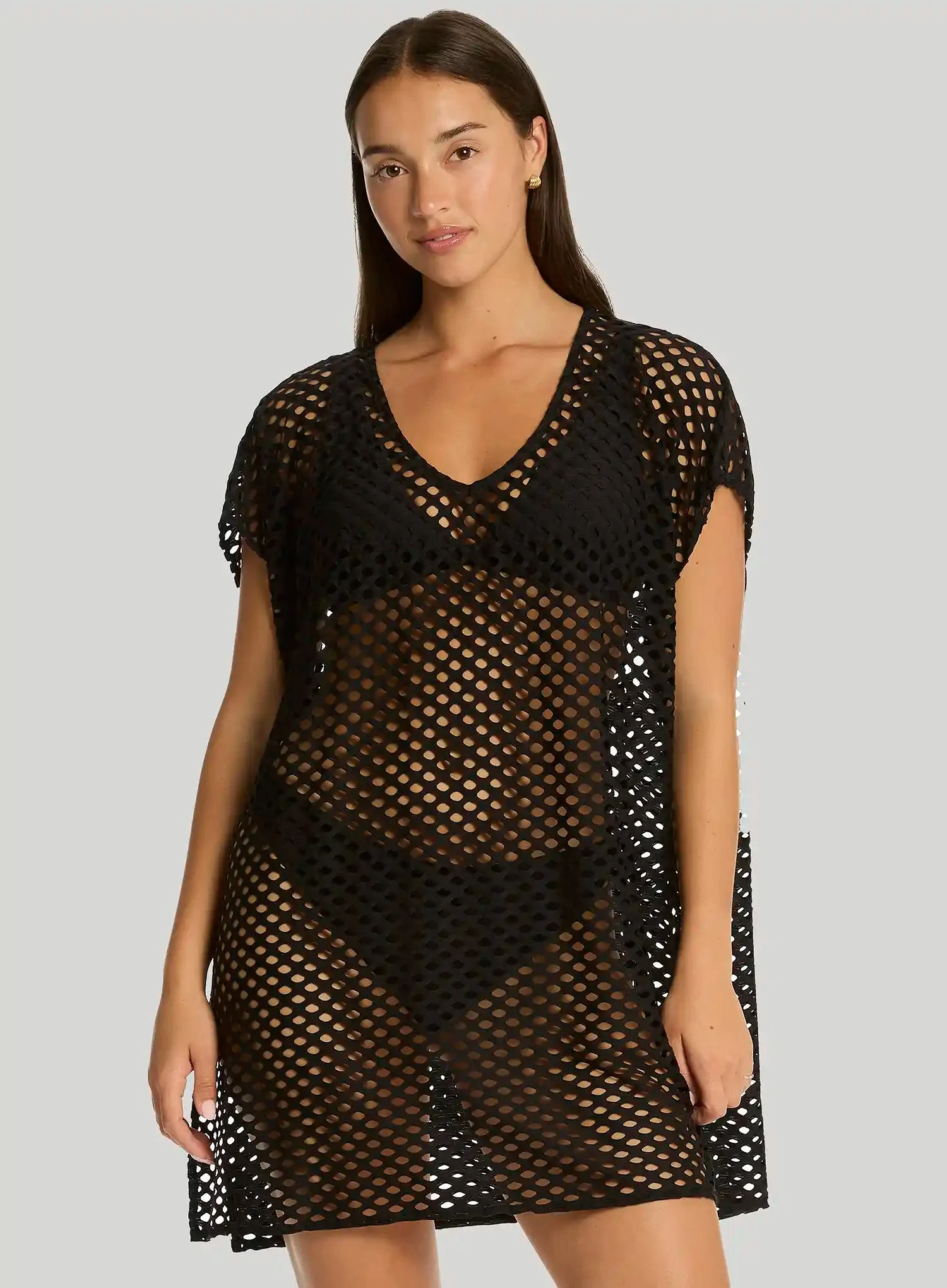 Sea Level: Castaway Kaftan Black