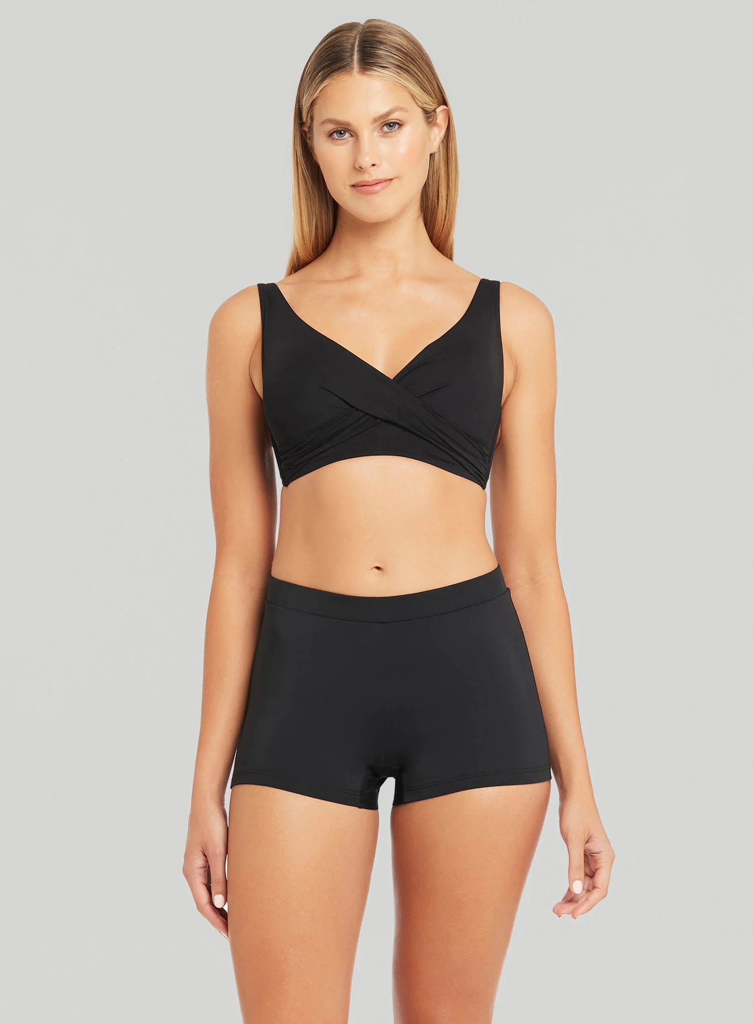 Sea Level: Eco Essentials Katie Swim Shorts Black
