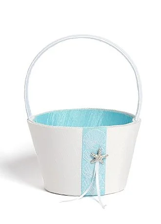 Seaside Allure Flower Girl Basket