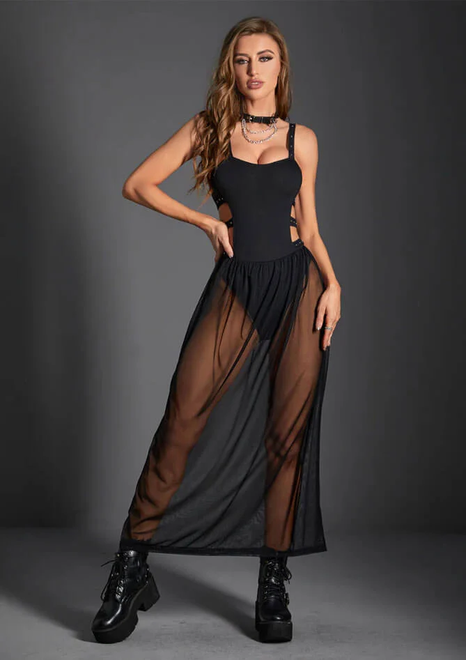 See Through Corset Dress