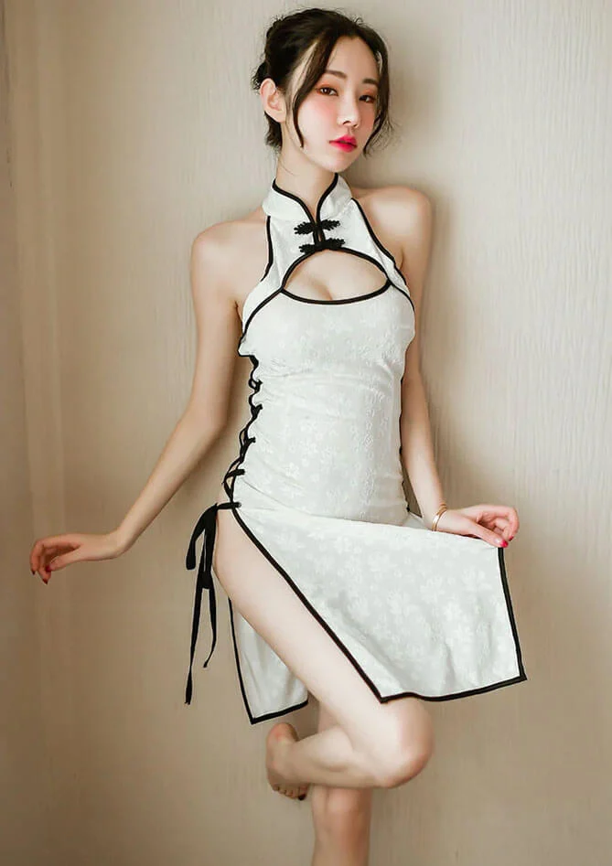 Sexy Chinese Split Cheongsam Dress