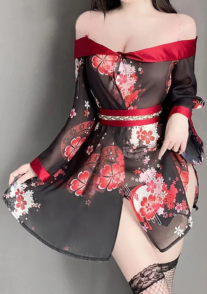 Sexy Kimono Lingerie Anime Japanese