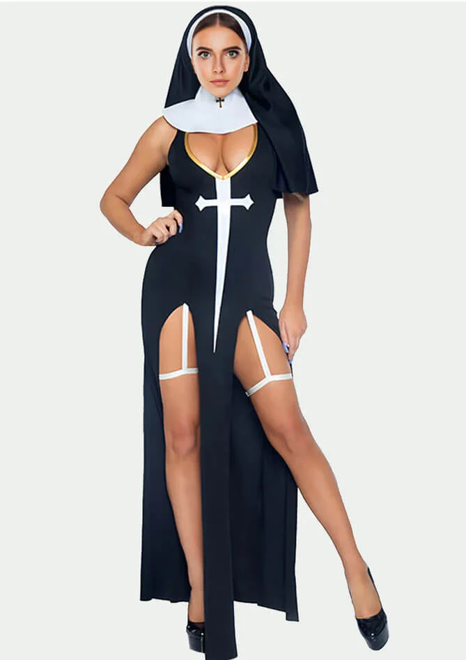 Sexy Nun Costume Nun Habit Cosplay