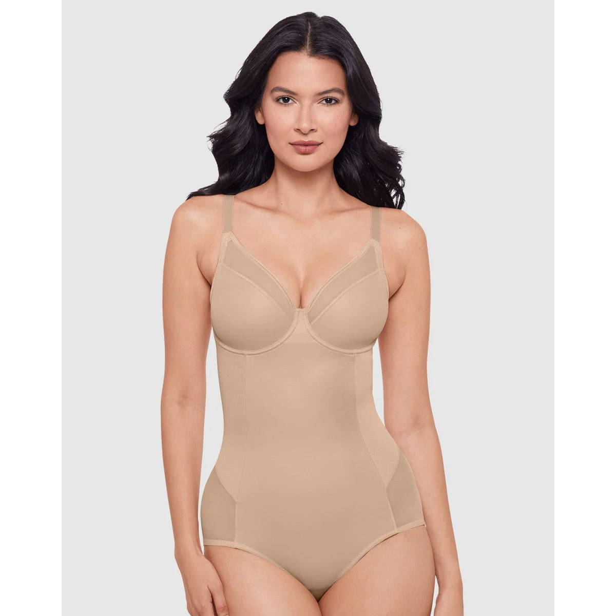 Sexy Sheer Shaping Underwired Padded Bodysuit