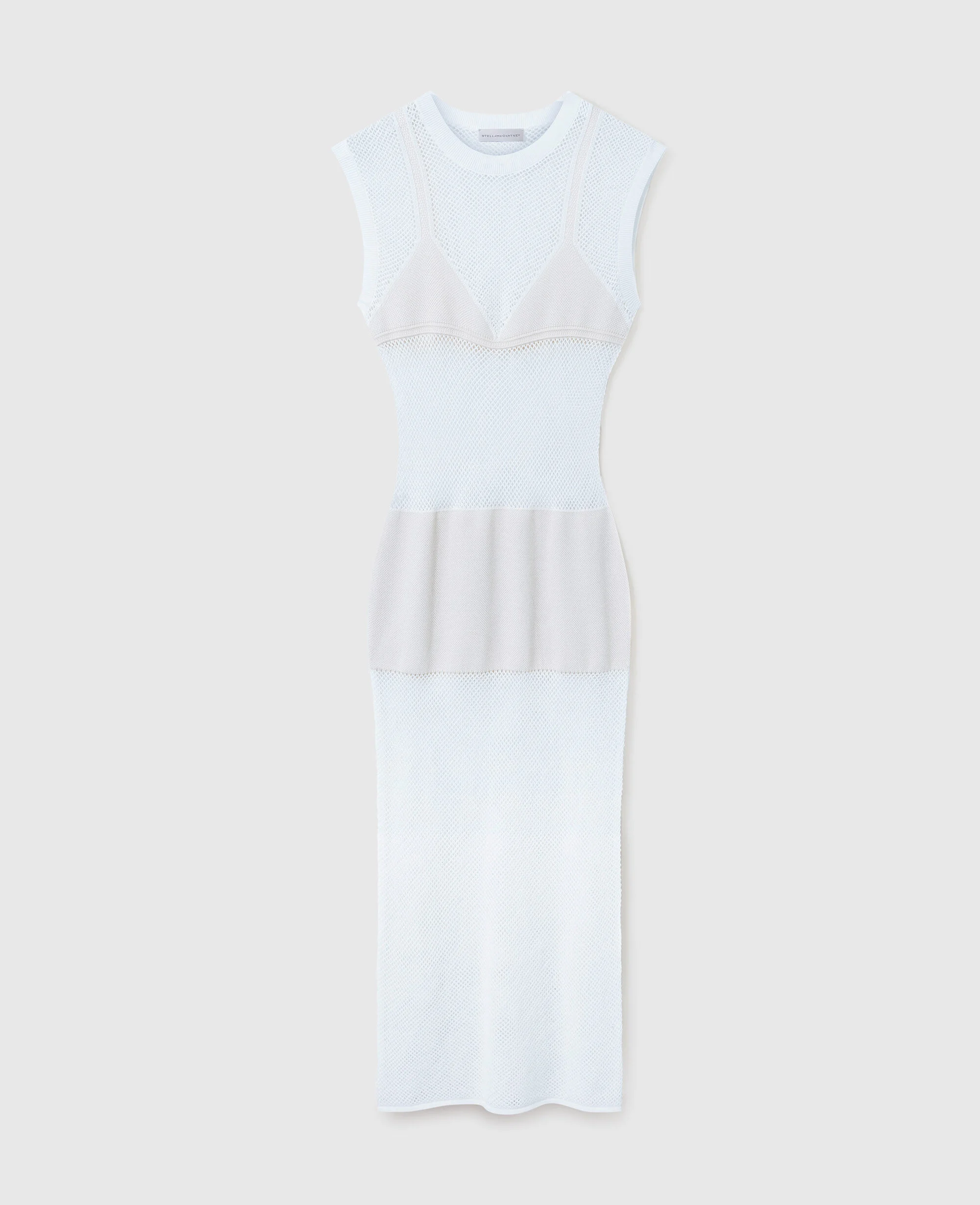 Sheer Crochet Midi Dress
