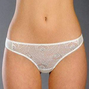 Sheer Lace Thong Panty Rosme Pavia