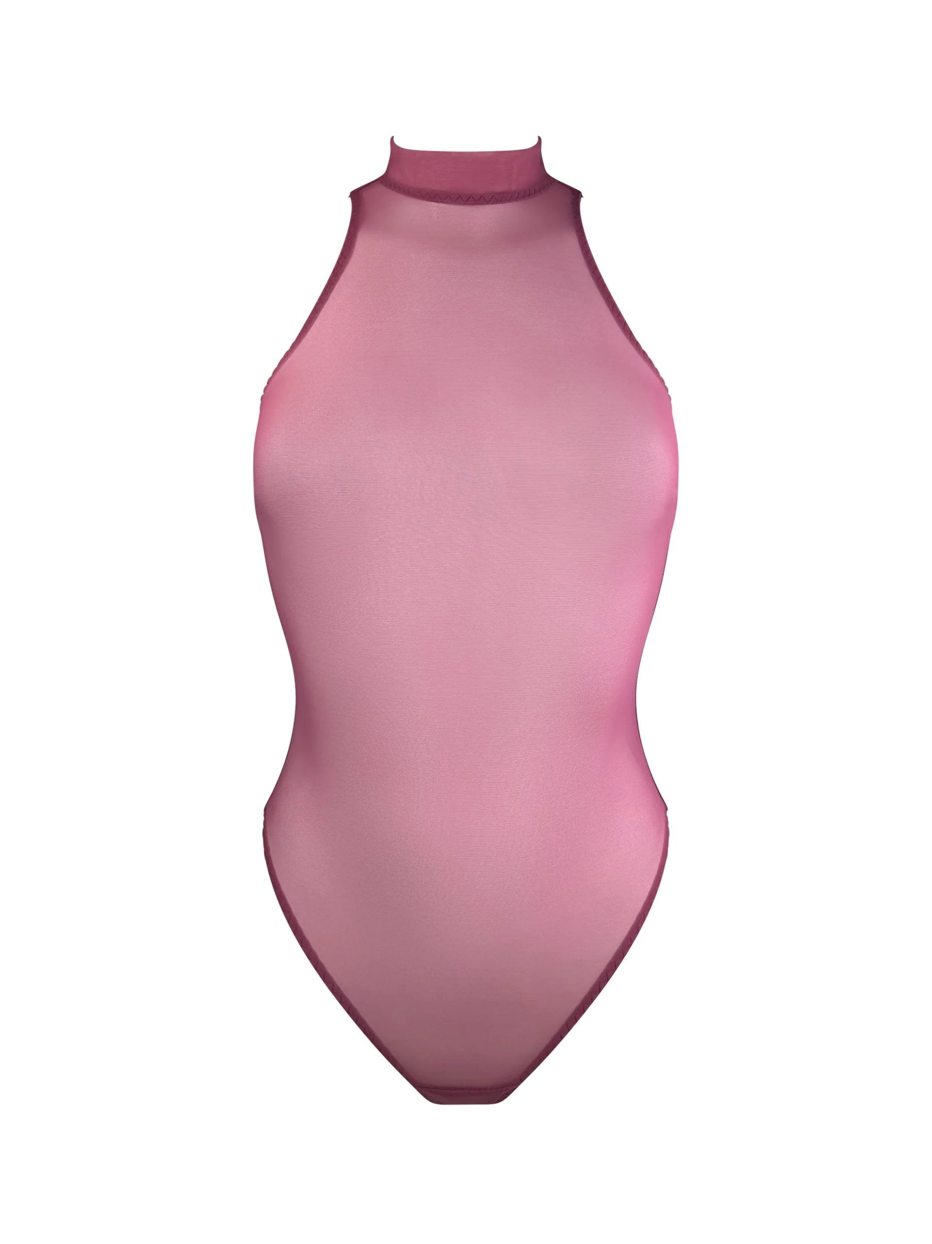 Signature Raspberry Mesh High Neck Body