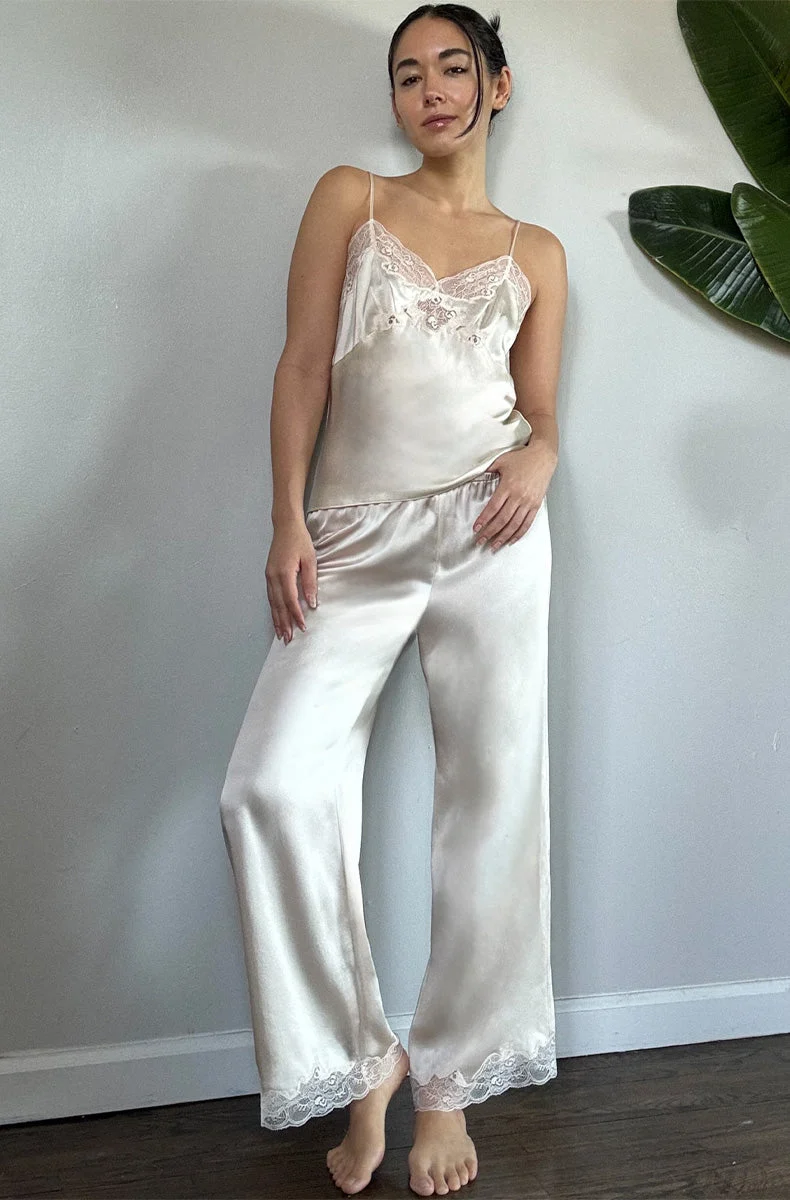 Silk Charmeuse Pant