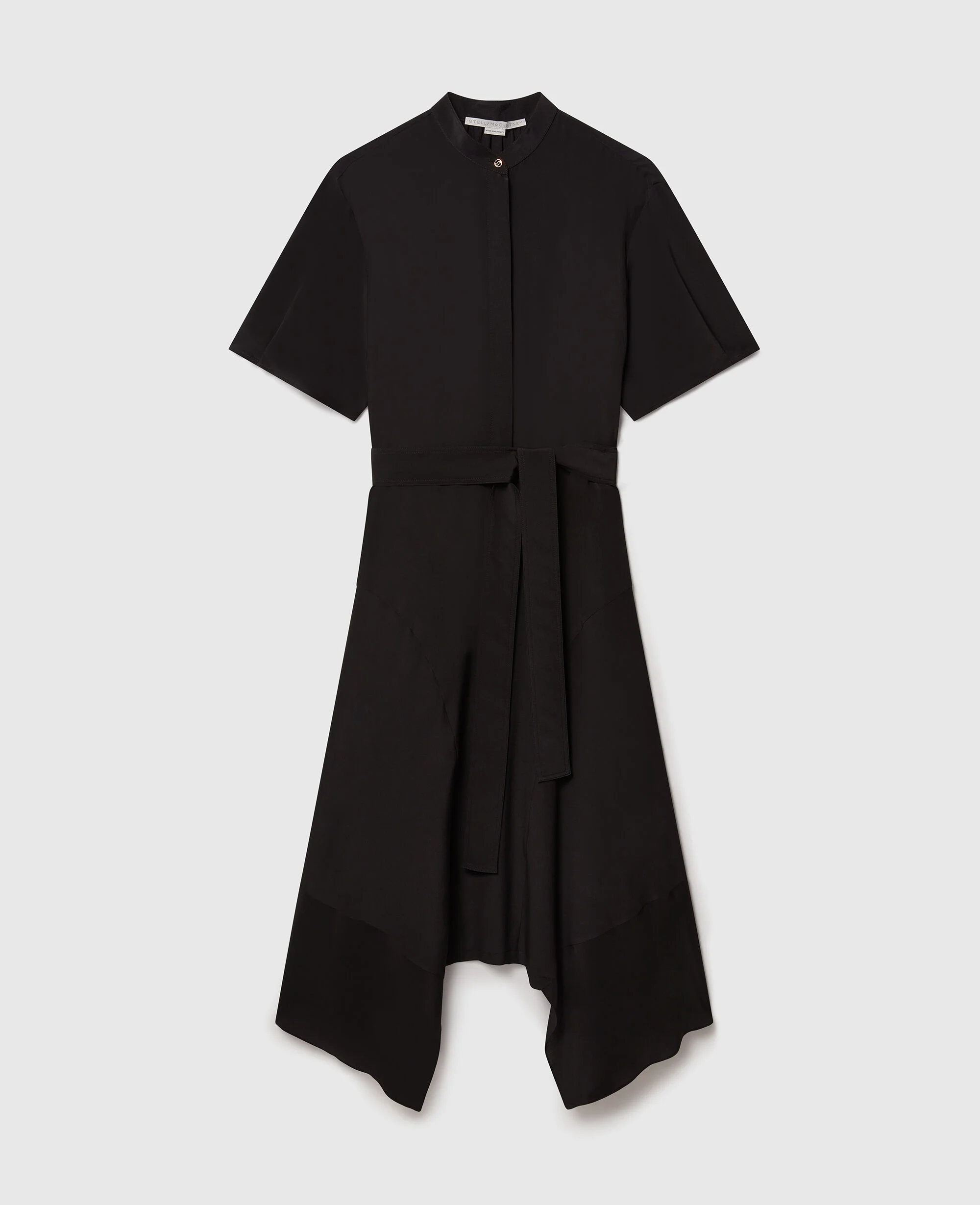 Silk Crêpe de Chine Shirt Dress