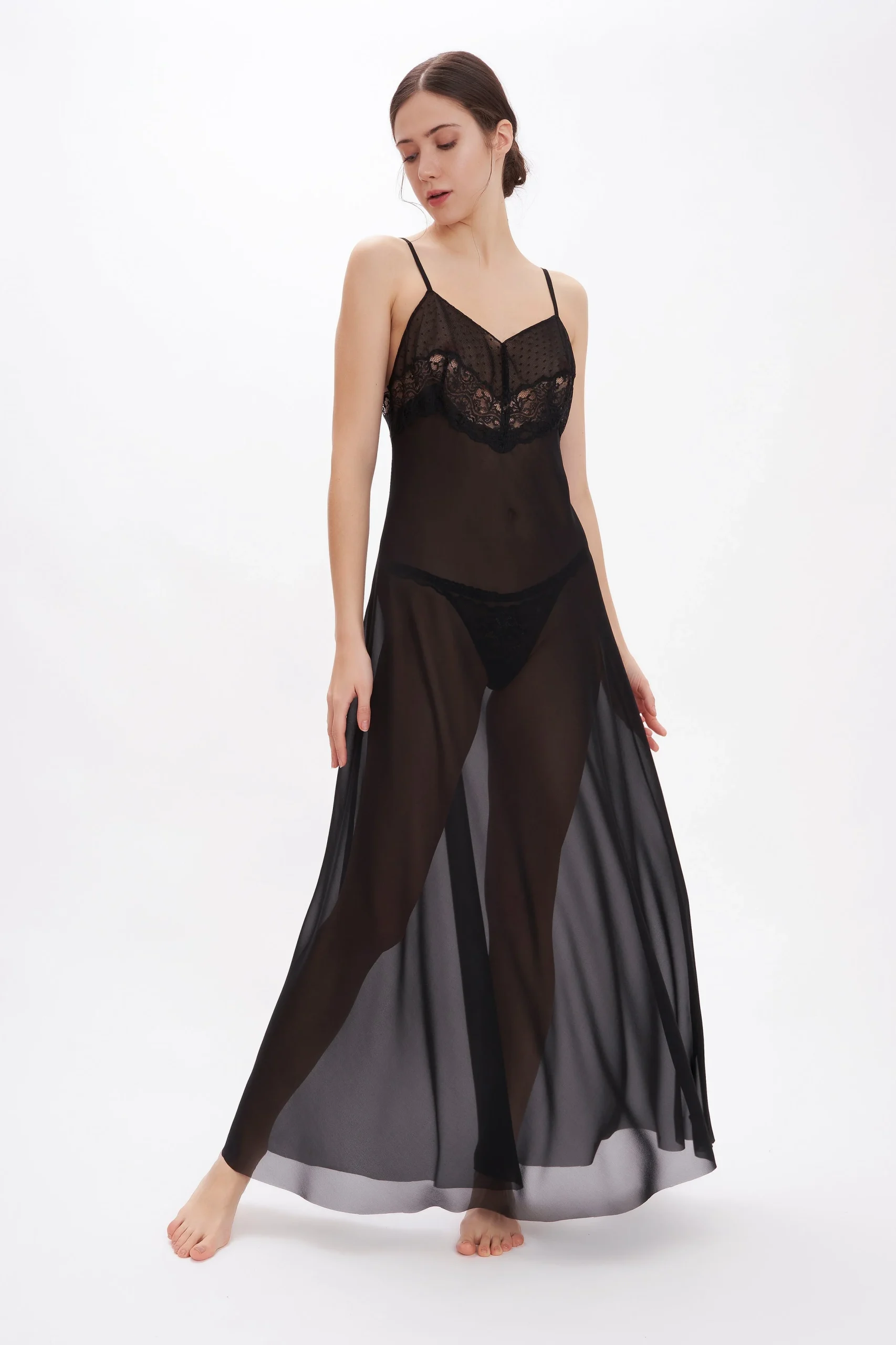 Silk Georgette Nightgown