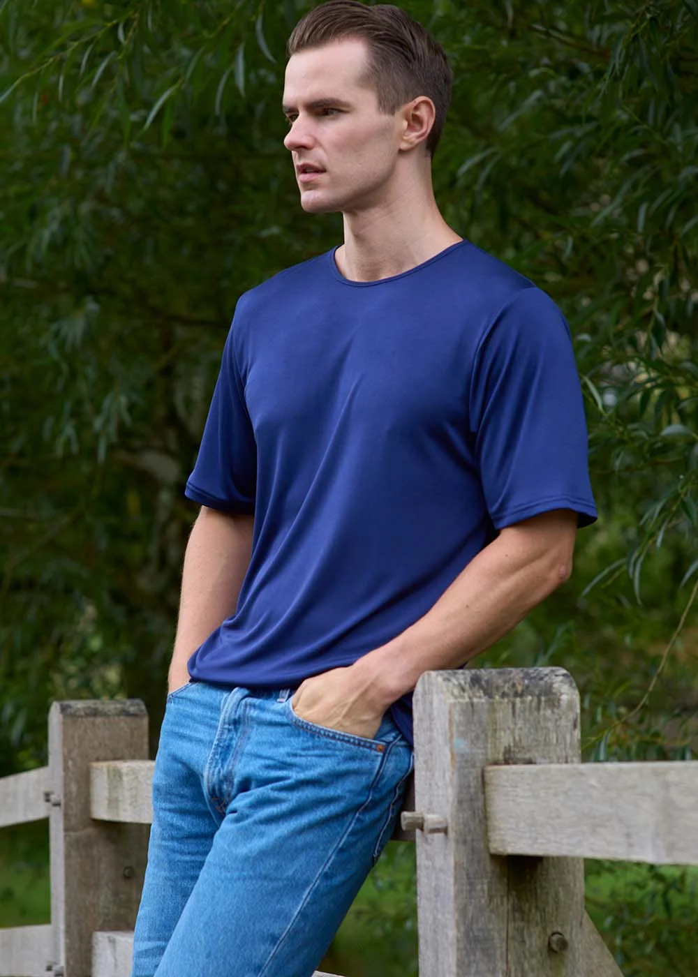 Silk Jersey Heavyweight T Shirt