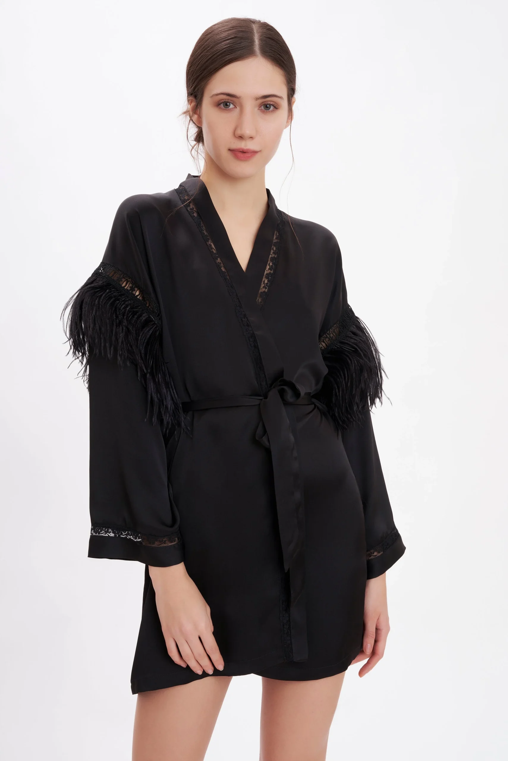 Silk Satin Kimono