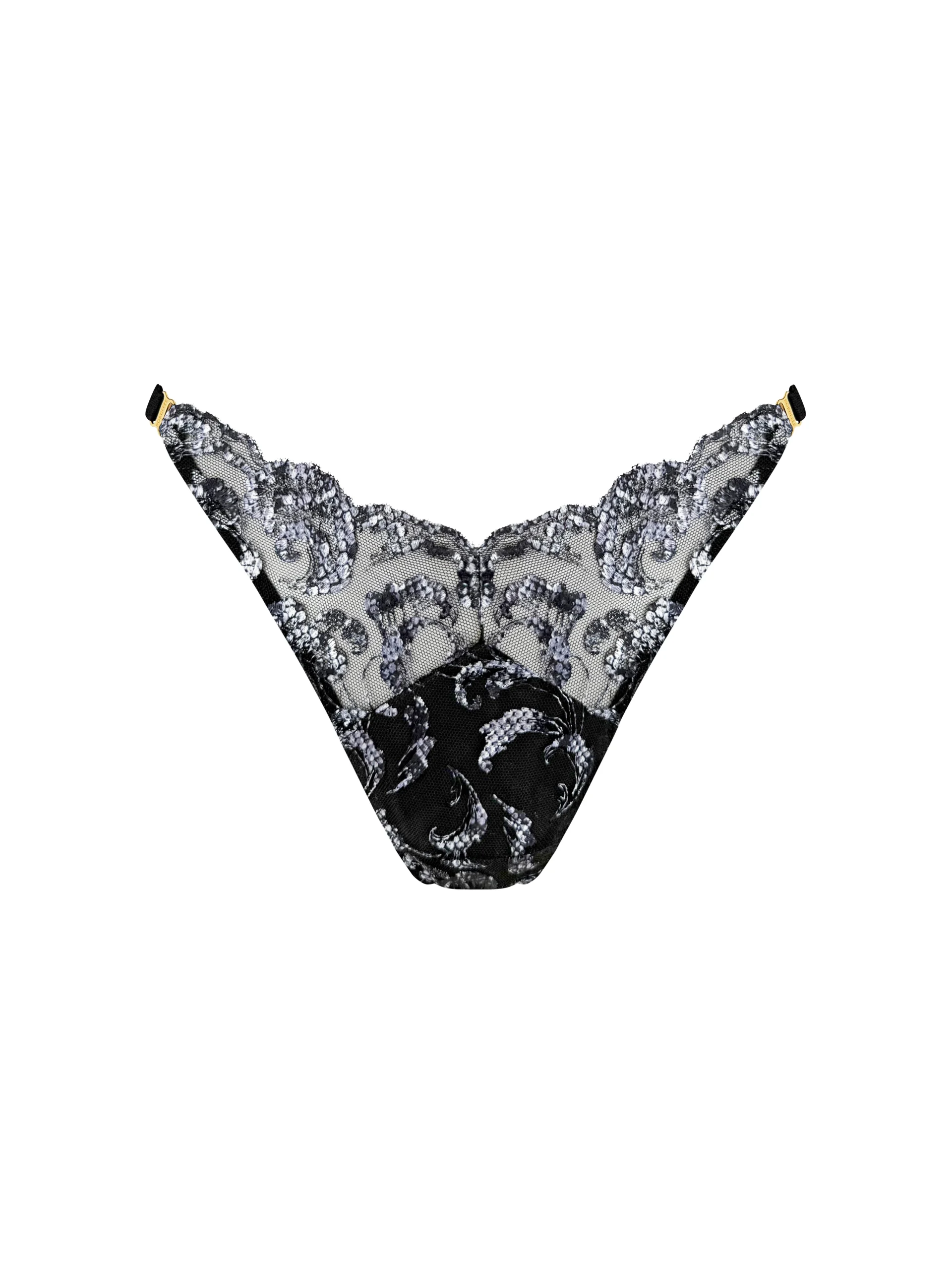 Siren Black Thong