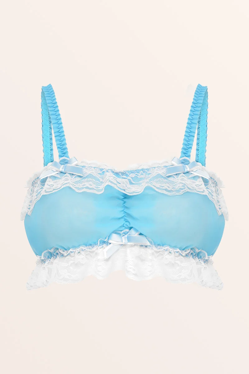 Sissy Chiffon Fitted Bralette