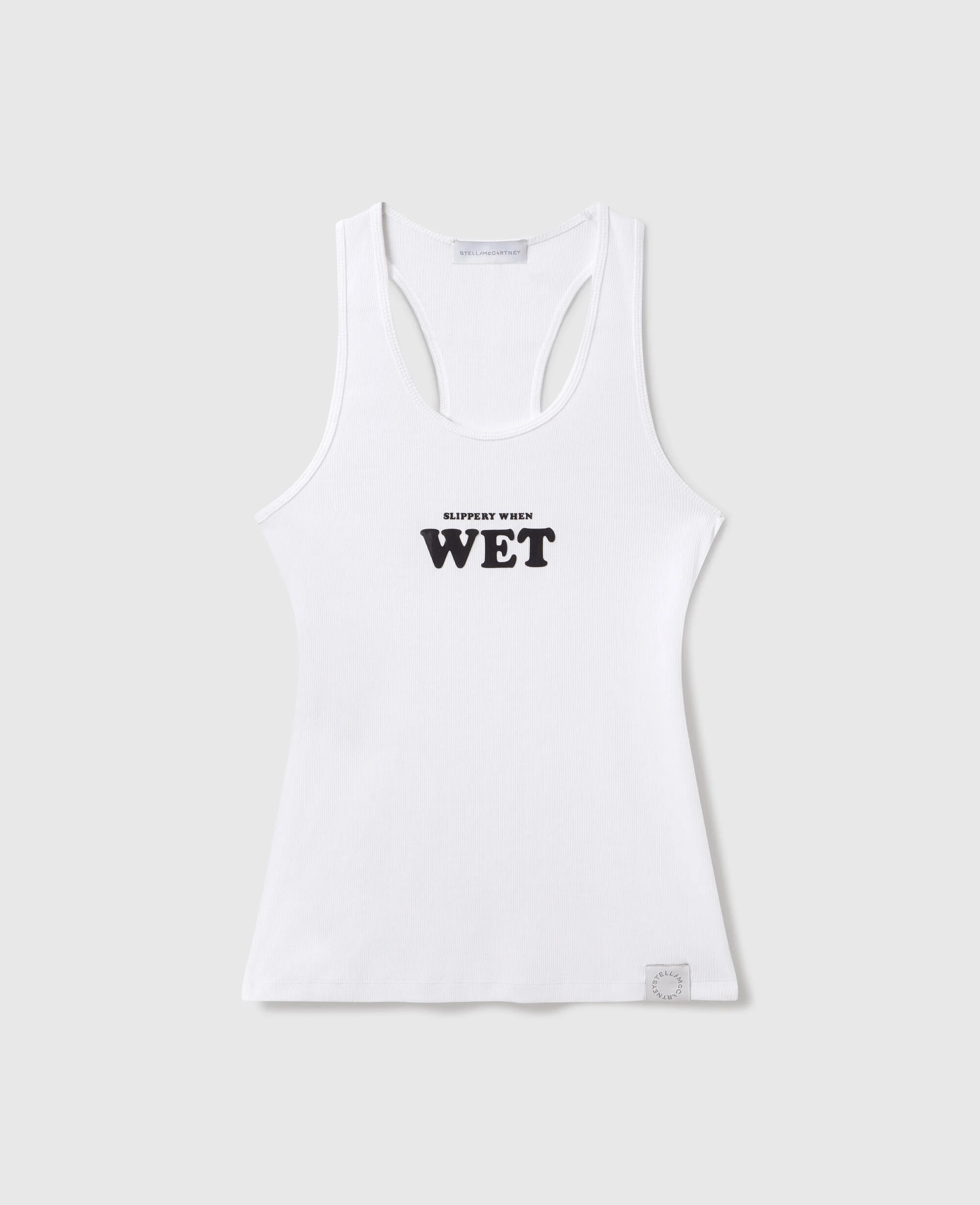 Slippery When Wet Racerback Tank Top