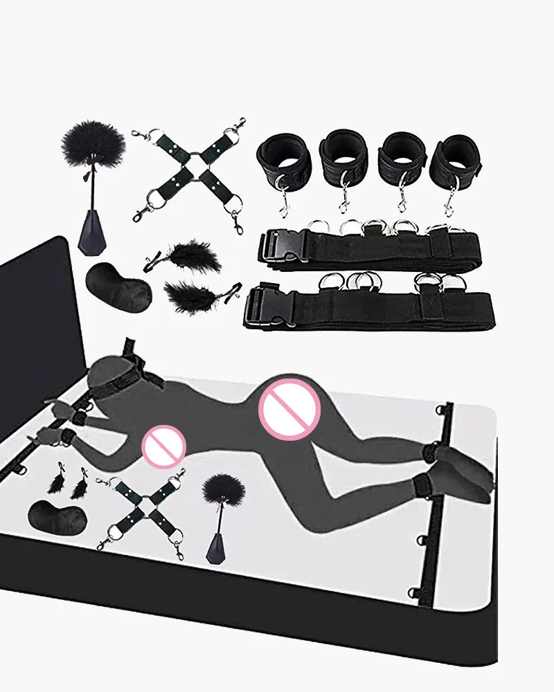 SM Bed Restraint Set, 5-Piece Kit