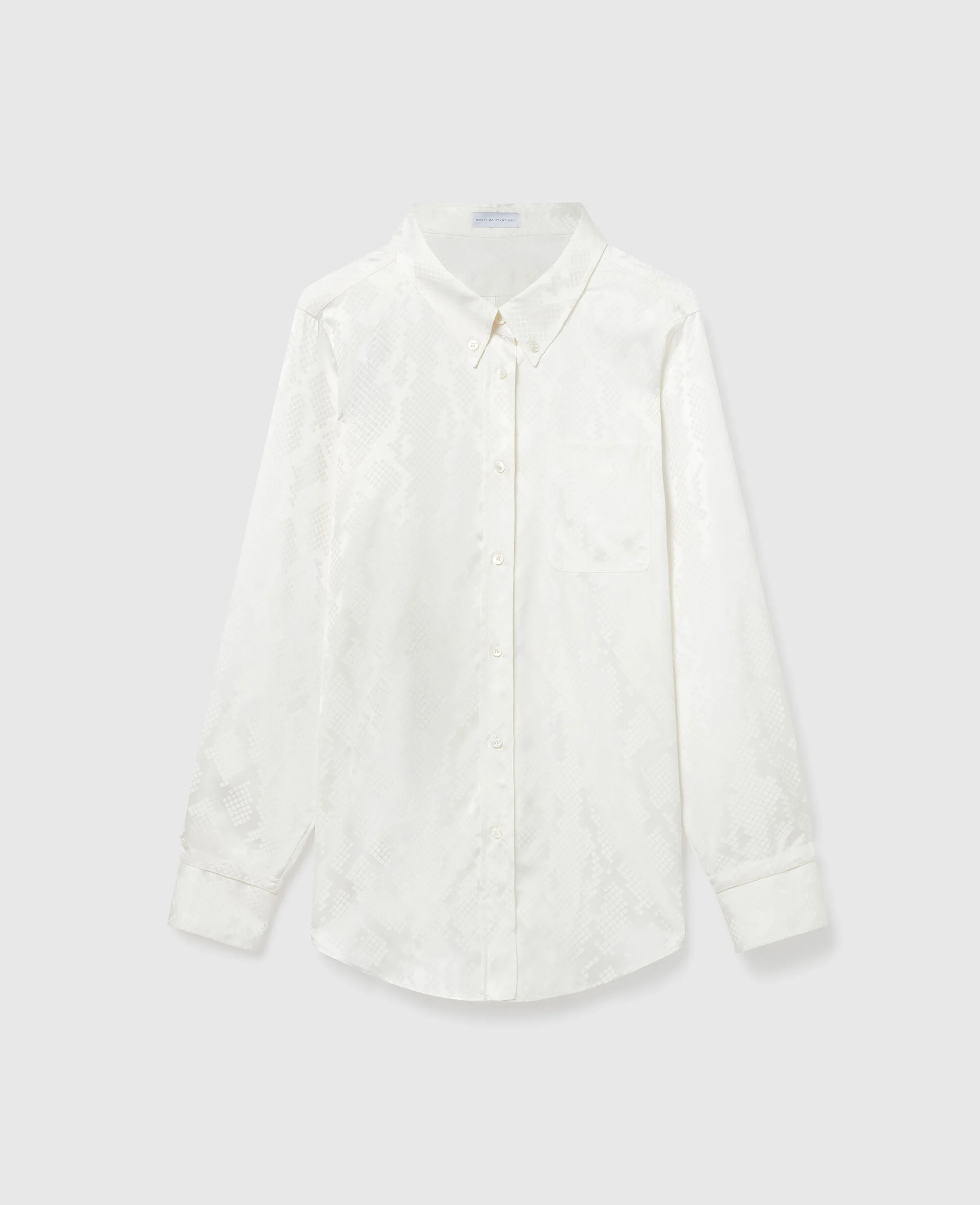 Snake Print Long-Sleeve Shirt