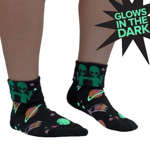 SOCK it to me 2-Way Turn Cuff Crew Socks (SITMCUFF) - Far Out