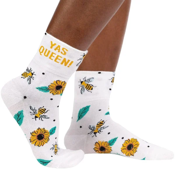 SOCK it to me 2-Way Turn Cuff Crew Socks (SITMCUFF) - Yas Queen