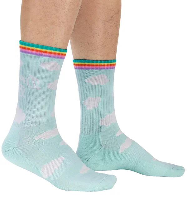SOCK it to me Athletic Ribbed Crew Socks (SITMRCS) - Dream Big