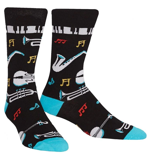 SOCK it to me Men's Crew Socks (SITMMCS) - All That Jazz