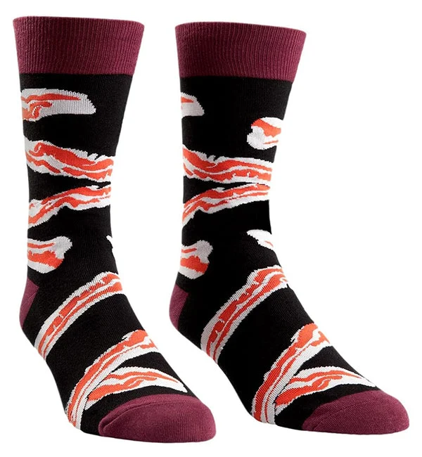 SOCK it to me Men's Crew Socks (SITMMCS) - Bacon