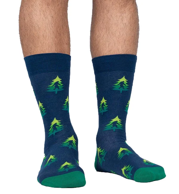 SOCK it to me Men's Crew Socks (SITMMCS) - Do You Tree What I Tree