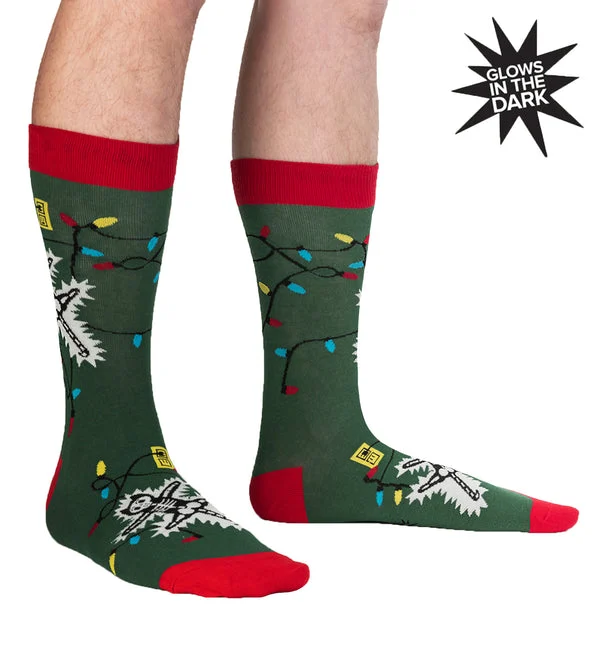 SOCK it to me Men's Crew Socks (SITMMCS) - Eating Light this Holiday