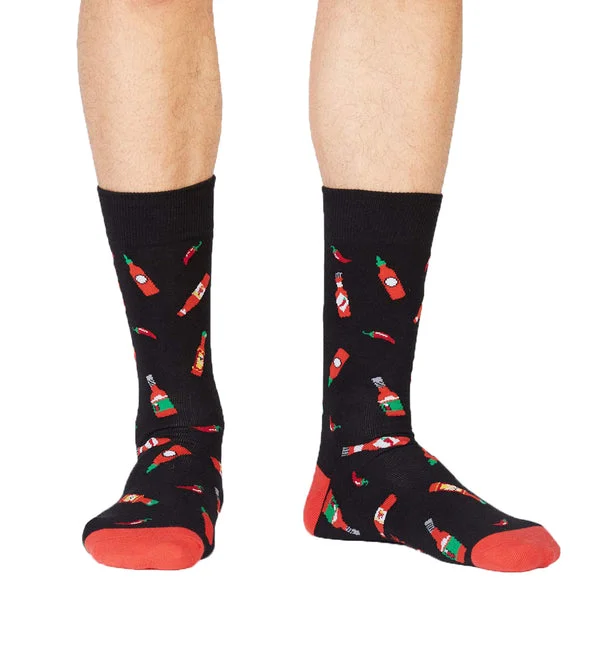 SOCK it to me Men's Crew Socks (SITMMCS) - Hot Sauce