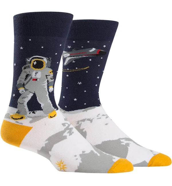 SOCK it to me Men's Crew Socks (SITMMCS) - One Giant Leap