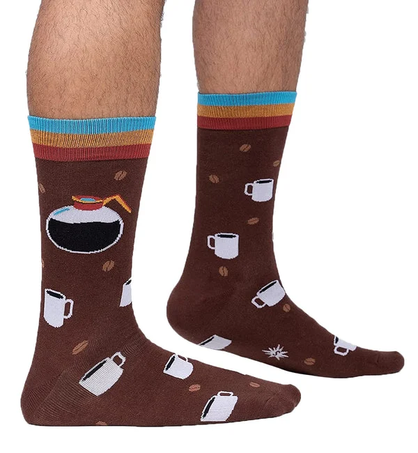 SOCK it to me Men's Crew Socks (SITMMCS) - Pot head