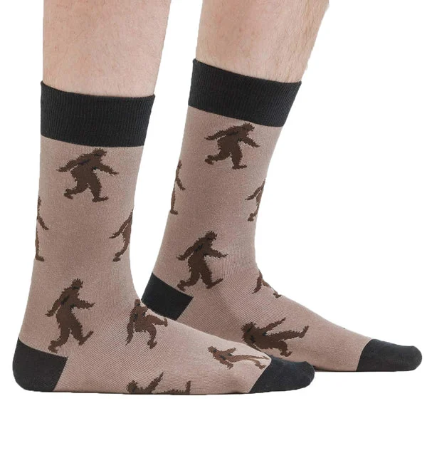 SOCK it to me Men's Crew Socks (SITMMCS) - Sasquatch